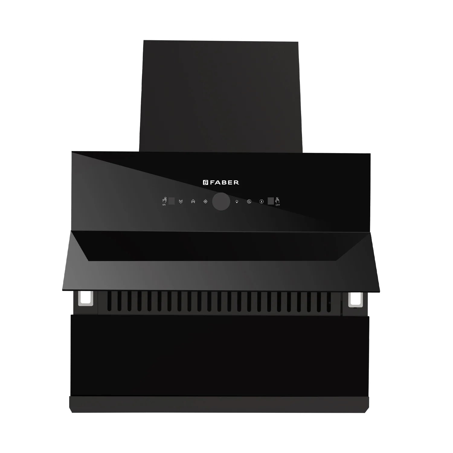 Faber Comet Chimney 60 cm 1500 m³/hr Wall Mounted Kitchen Chimney (HOOD COMET BLDC FL HC BK 60 cm, Filterless technology, Touch & Gesture With Remote Control, Black)|