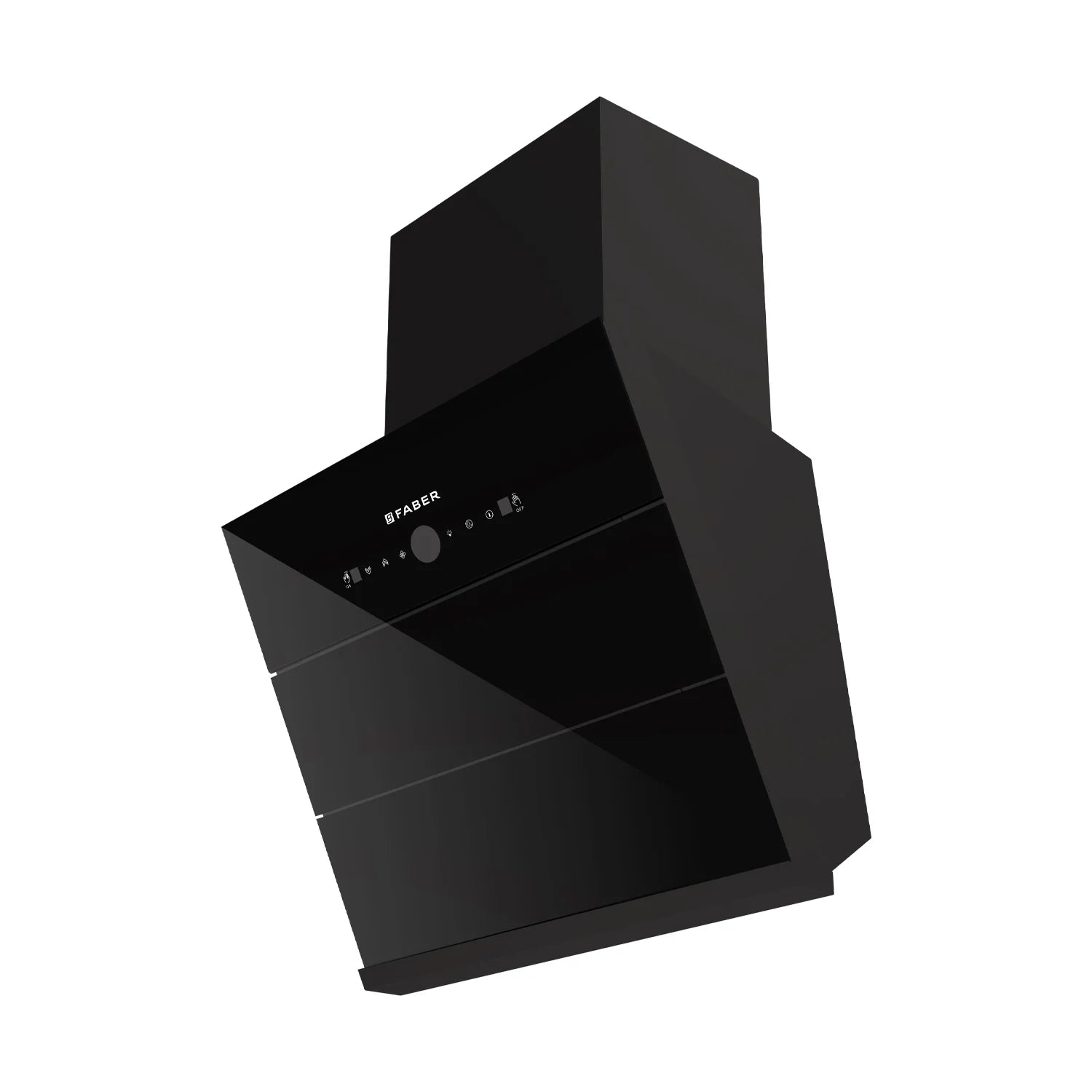 Faber Comet Chimney 60 cm 1500 m³/hr Wall Mounted Kitchen Chimney (HOOD COMET BLDC FL HC BK 60 cm, Filterless technology, Touch & Gesture With Remote Control, Black)|