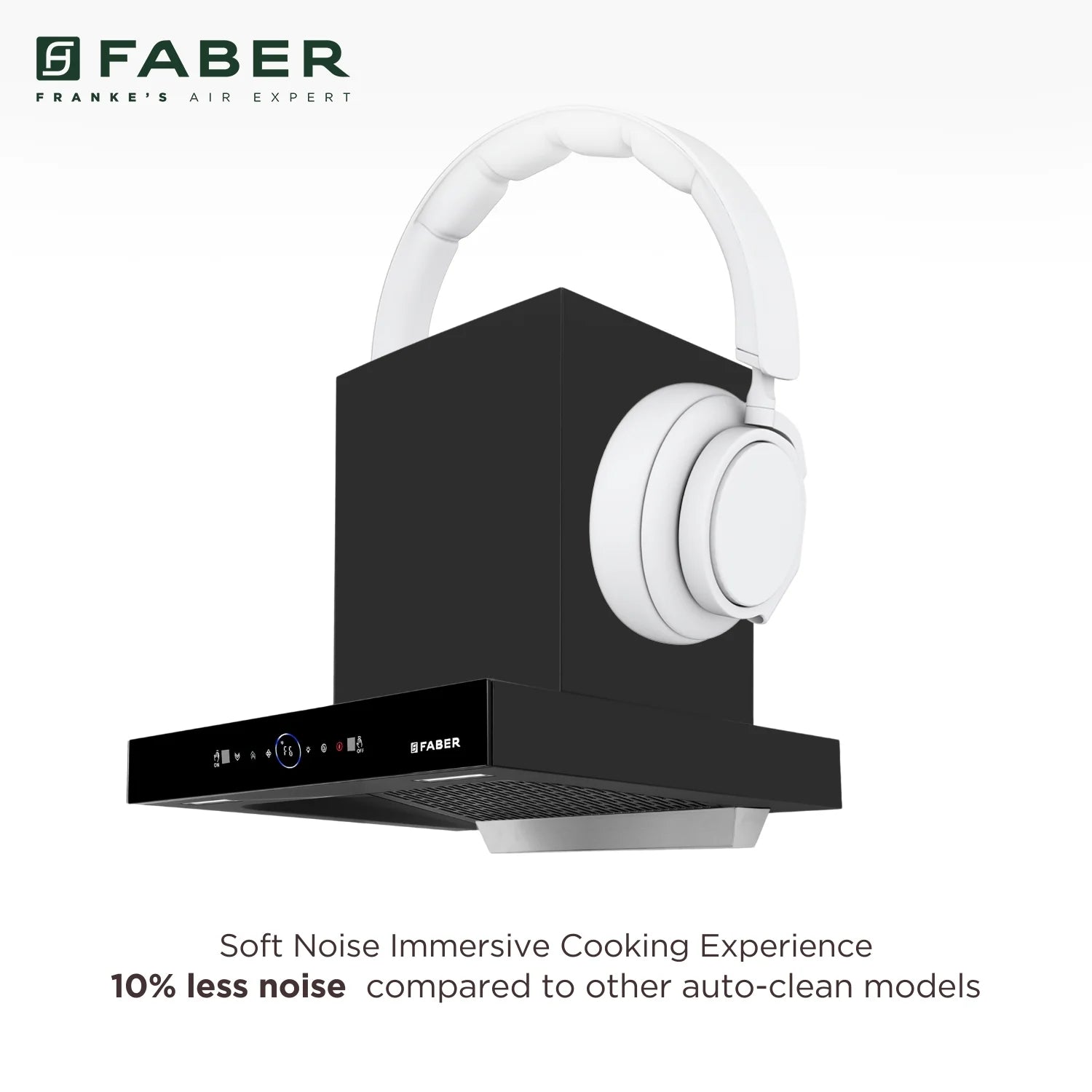 Faber 60 cm 1500 m³/hr Autoclean Kitchen Chimney (HOOD DAZZLE BLDC FL HC BK 60, Filterless technology, Touch & Gesture with Remote control, Black)