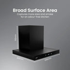 Crompton Eliteo Box Series T-shape ELBFLE-IND 60 cm Filterless Wall Mounted Chimney | 1900 m³/hr