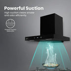 Crompton Eliteo Box Series T-shape ELBFLE-IND 60 cm Filterless Wall Mounted Chimney | 1900 m³/hr
