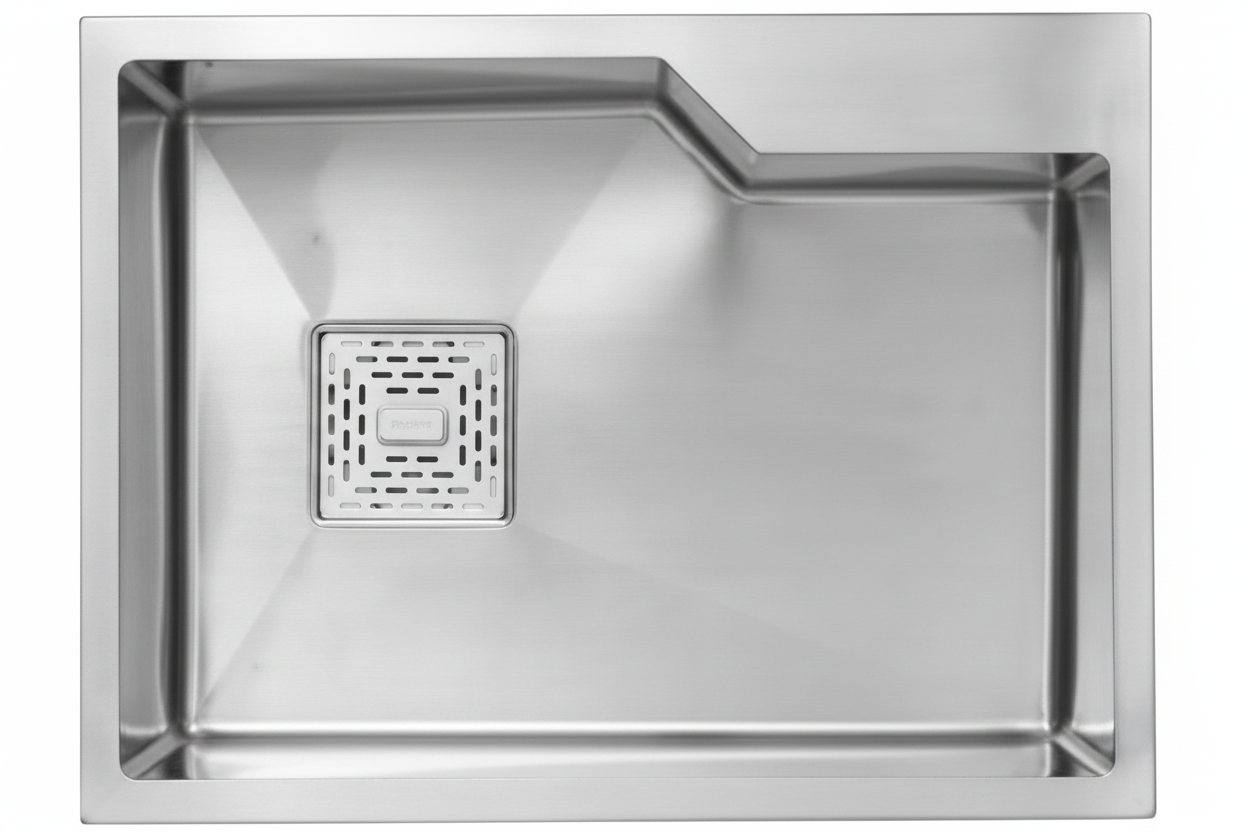 MORZZE 24x18x9 Stainless Steel Sink | Single Bowl Sink | A01-208WA