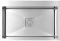 MORZZE 30x20x9 Stainless Steel Sink | Single Bowl Sink | A01-209WA