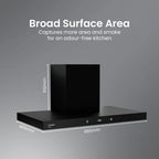 Crompton CHD-ELB90FLE-IND 90cm Filterless Wall Mounted Chimney Eliteo Box Series