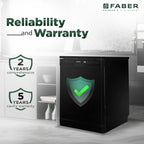 Faber Free-Standing Dishwasher 12 Place Setting FFSD 6PR 12S Neo BK (Neo Black)