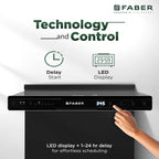 Faber Free-Standing Dishwasher 12 Place Setting FFSD 6PR 12S Neo BK (Neo Black)