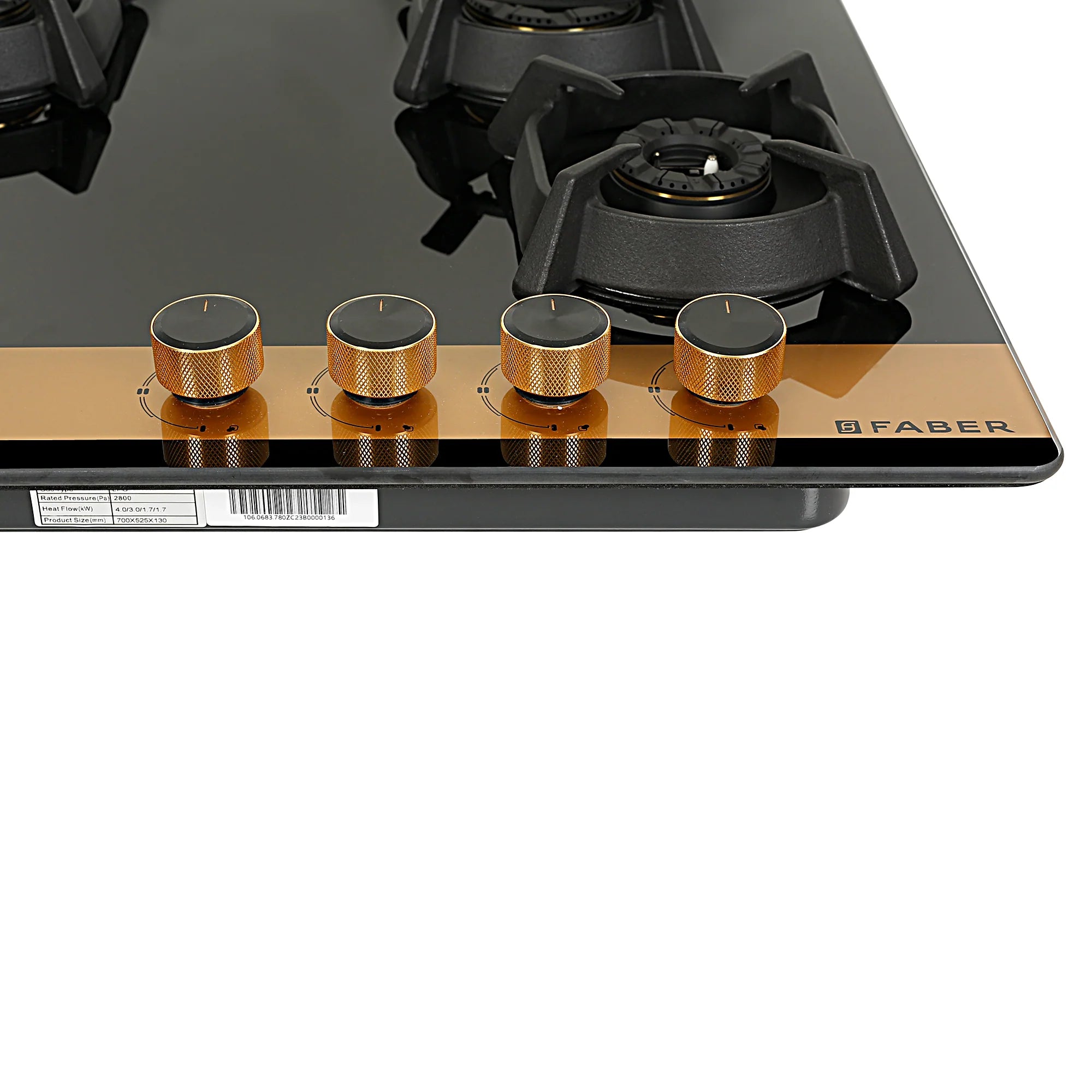 FABER HOB UTOPIA PRO HT 70 cm 4 Burner Cl