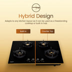 Crompton Hob Viona Plus Matt 82 Cm 4 Burner