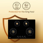 Crompton Hob Viona Plus Matt 82 Cm 4 Burner