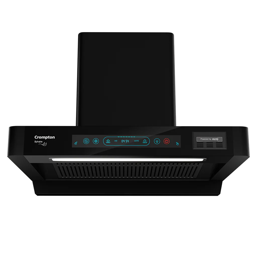 Crompton Chimney Sylvaire SYB-IND 60 cm Self Auto-Clean Chimney | 2100 m³/hr Suction