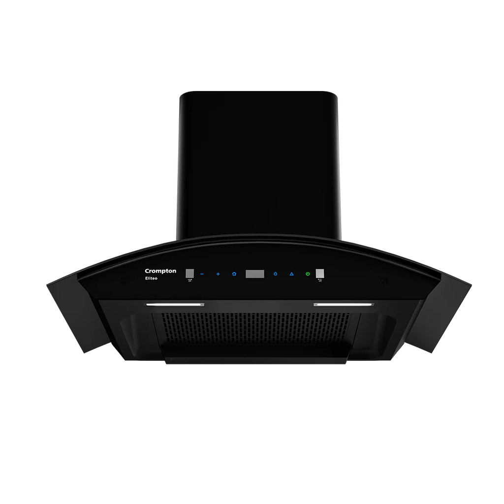Crompton Eliteo Curv (ELCFLE) Auto-Clean Chimney 60 cm | 1900 m³/hr
