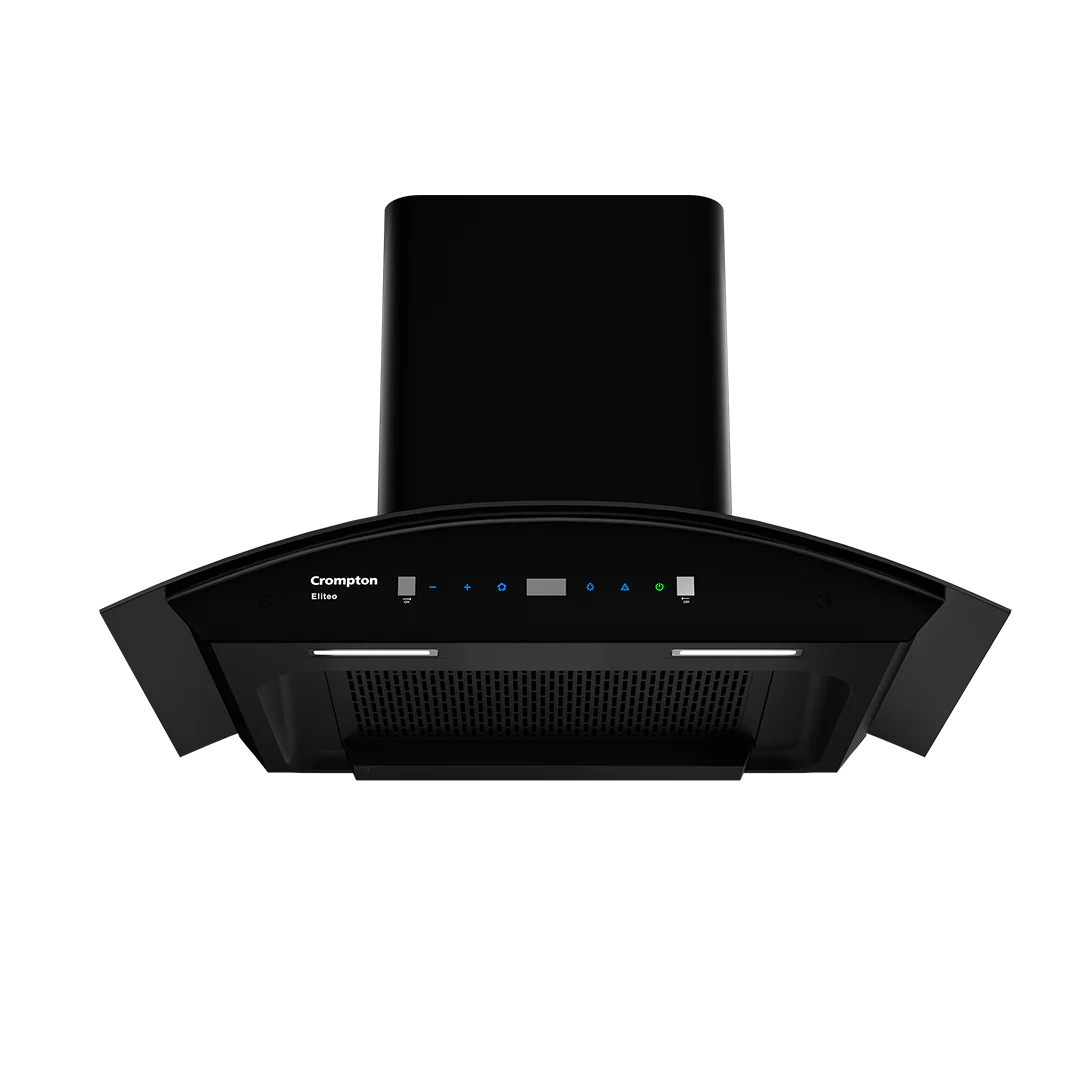 Crompton Eliteo Curv (ELCFLE) Auto-Clean Chimney 60 cm | 1900 m³/hr