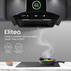 Crompton Eliteo Curv (ELCFLE) Auto-Clean Chimney 60 cm | 1900 m³/hr