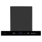 Faber 60 cm 1500 m³/hr Autoclean Kitchen Chimney (HOOD DAZZLE BLDC FL HC BK 60, Filterless technology, Touch & Gesture with Remote control, Black)