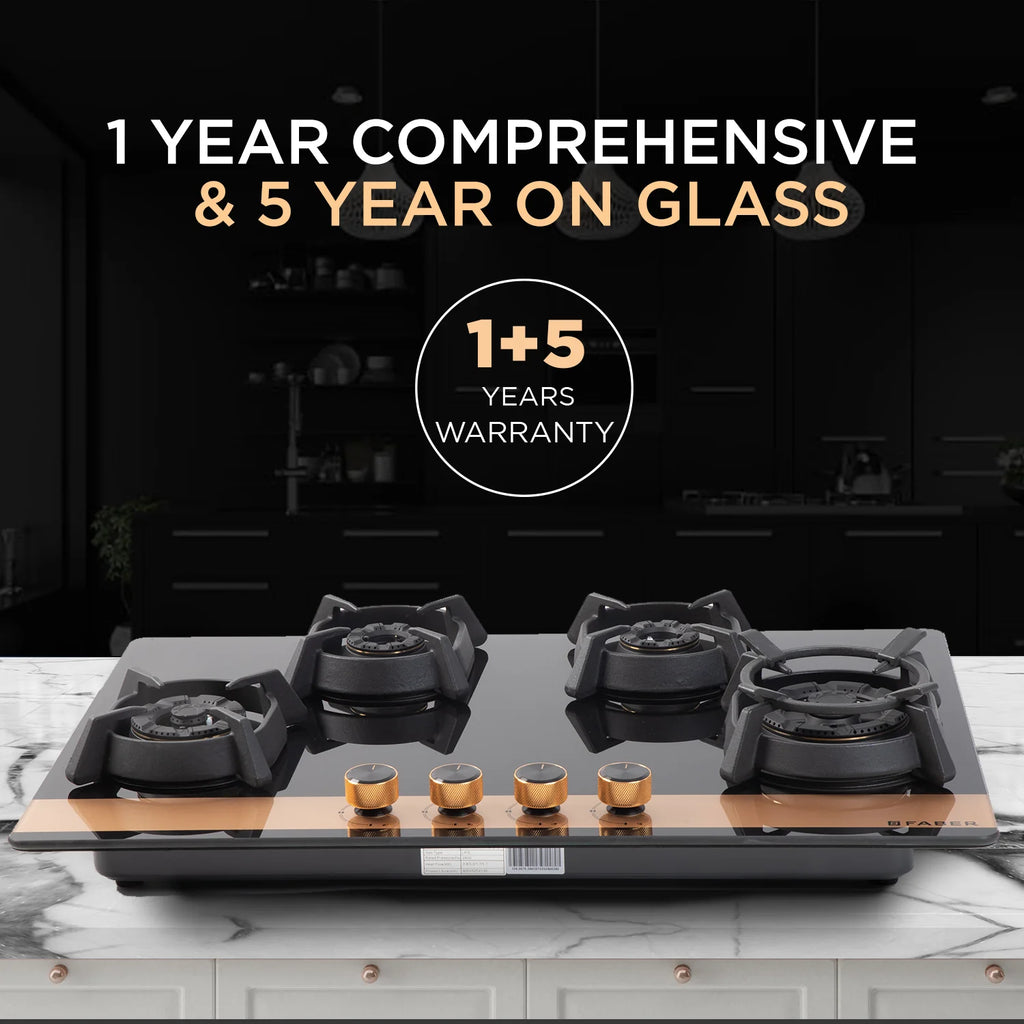 FABER HOB UTOPIA PRO HT 80 cm 4 Burner CI