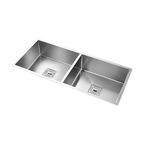 MORZZE 45x20x9 Stainless Steel Sink | Double Bowl Sink | A02-206