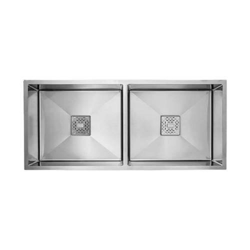 MORZZE 45x20x9 Stainless Steel Sink | Double Bowl Sink | A02-206