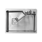 MORZZE 24x18x9 Stainless Steel Sink | Single Bowl Sink | A01-208LX