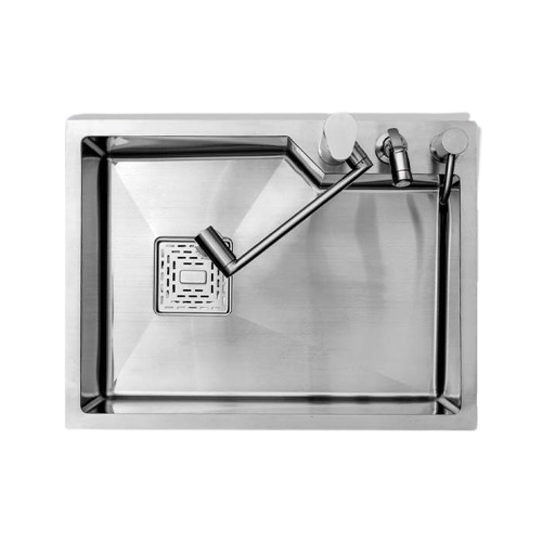 MORZZE By Anupam 24x18x9 Stainless Steel Sink | Single Bowl Sink | A01-208LX