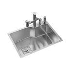 MORZZE 24x18x9 Stainless Steel Sink | Single Bowl Sink | A01-208LX