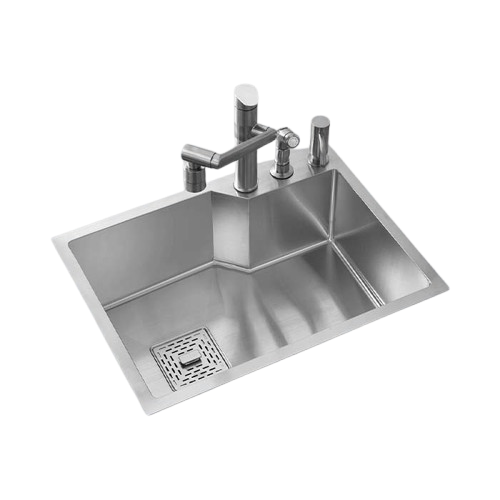 MORZZE By Anupam 24x18x9 Stainless Steel Sink | Single Bowl Sink | A01-208LX