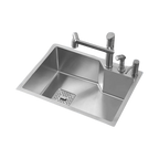 MORZZE 24x18x9 Stainless Steel Sink | Single Bowl Sink | A01-208LX
