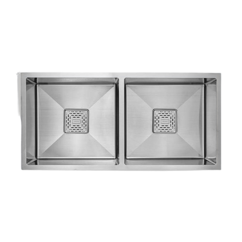 MORZZE 37x18x9 Stainless Steel Sink | Double Bowl Sink | A02-205