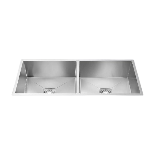 MORZZE 45x20x9 Stainless Steel Sink | Double Bowl Sink | A02-206