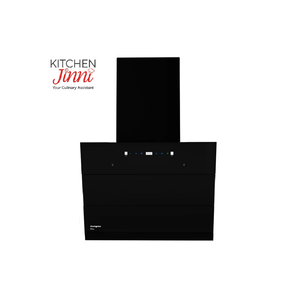 Crompton ELI90FLE-IND 90cm Auto-Clean Chimney Eliteo Inclined | 1900 m³/hr | Gesture Control