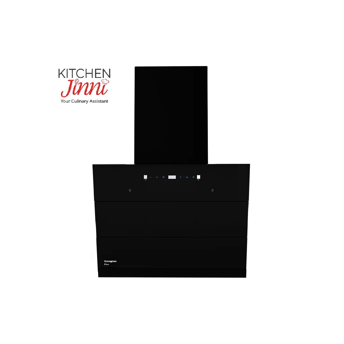 Crompton ELIFLE-IND  Auto-Clean Chimney Eliteo Inclined 60, 75, 90 cm| 1900 m³/hr | Gesture Control