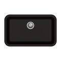 Carysil N100 Jumbo Single Bowl Kitchen Sink | 30x19 | Single Bowl Sink | Color - Black(Nera)