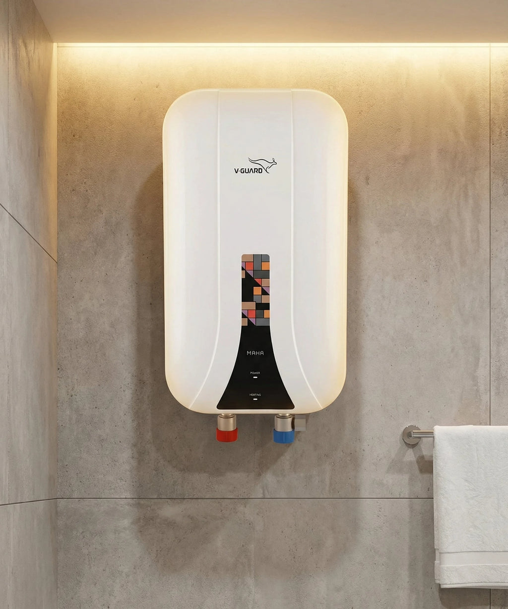 V-Guard 3 L Instant Water Geyser (MAHA, White)