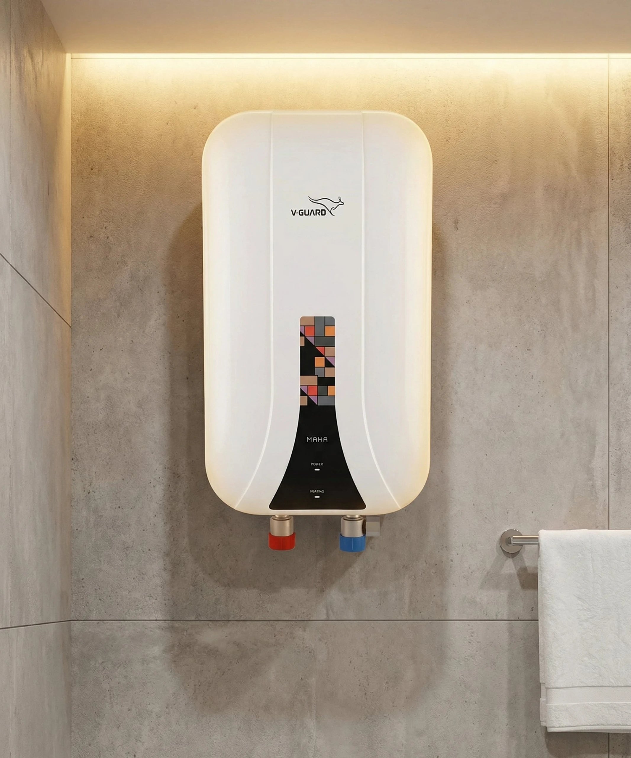 V-Guard 3 L Instant Water Geyser (MAHA, White)