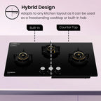 Crompton Hob Viona 78 cm 3 Burner