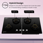 Crompton Hob Viona 82 cm 4 Burner