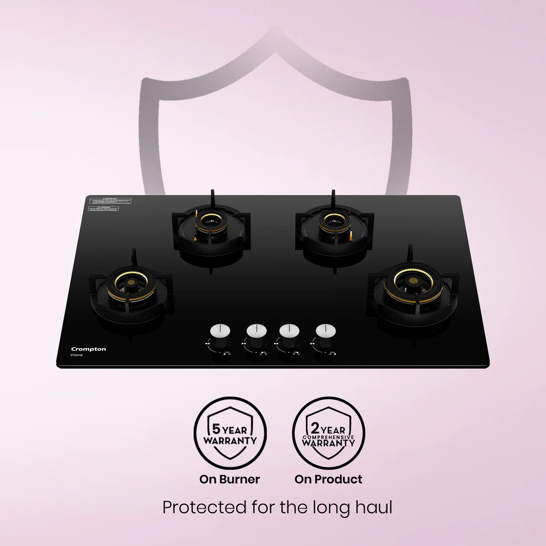 Crompton Hob Viona 82 cm 4 Burner