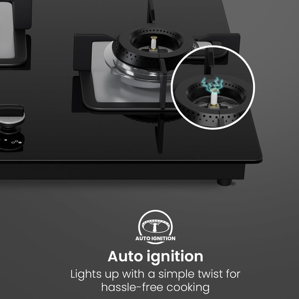Crompton Hob Sensospark 76Cm 3 Burner