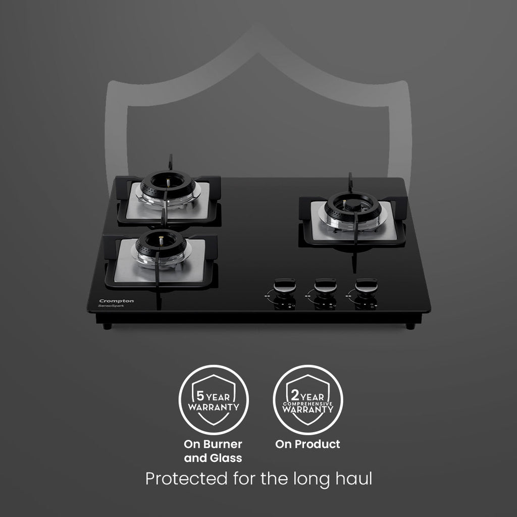 Crompton Hob Sensospark 60Cm 3 Burner