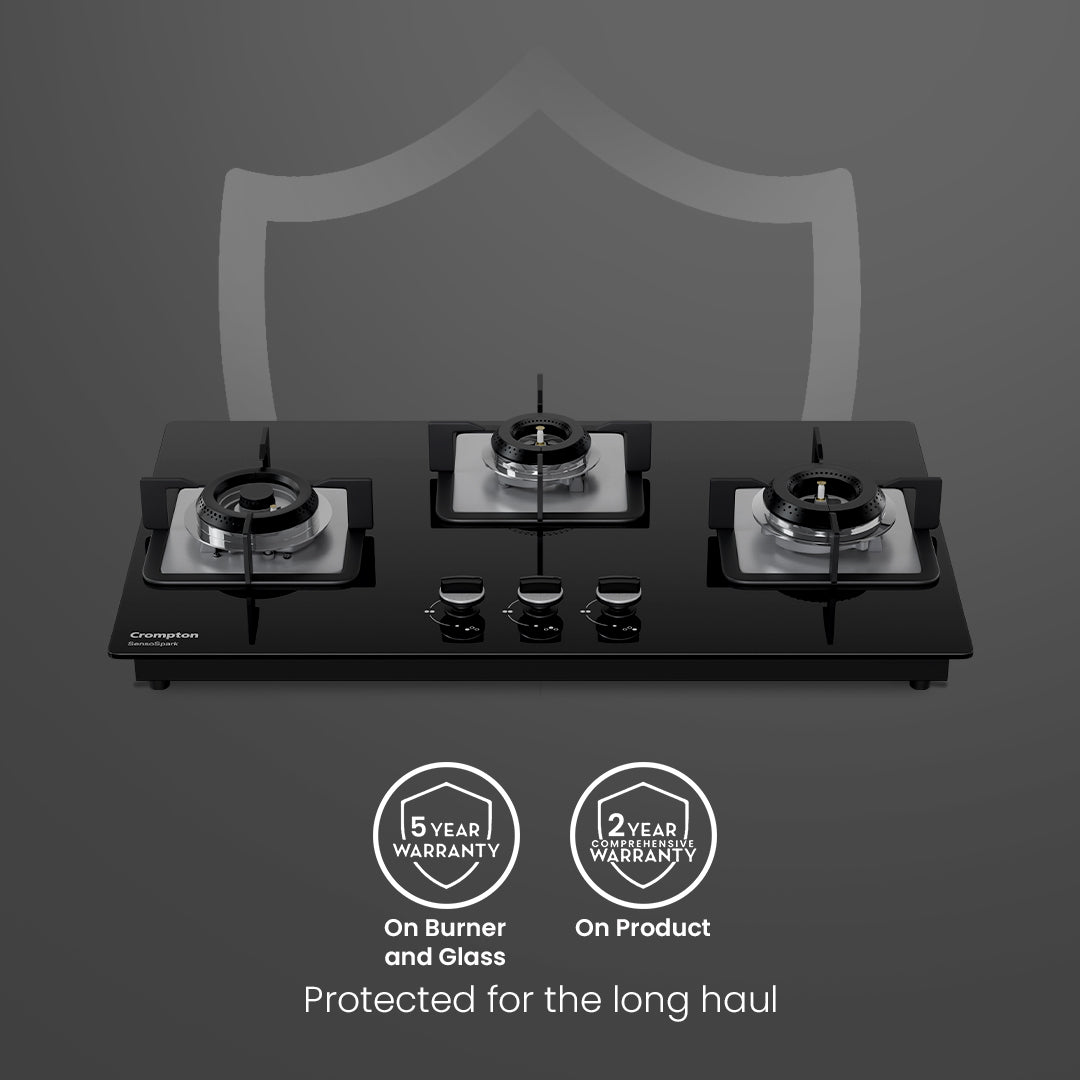 Crompton Hob Sensospark 76Cm 3 Burner
