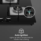 Crompton Hob Sensospark 65Cm 4 Burner