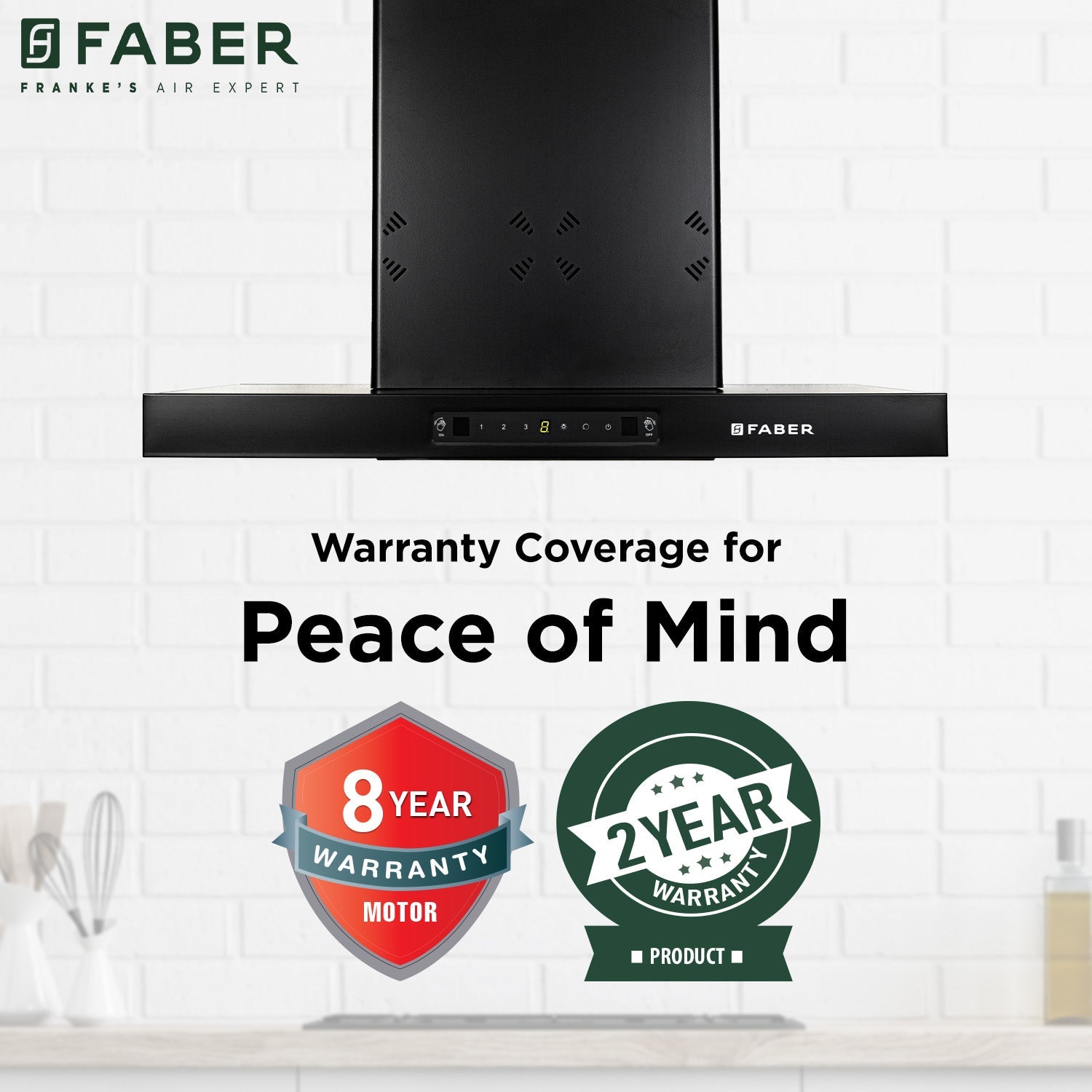 Faber HOOD BONITO 3D 75 cm IN HC SC FL BK | 1200m³/hr Suction Power | Auto Clean Filterless Chimney