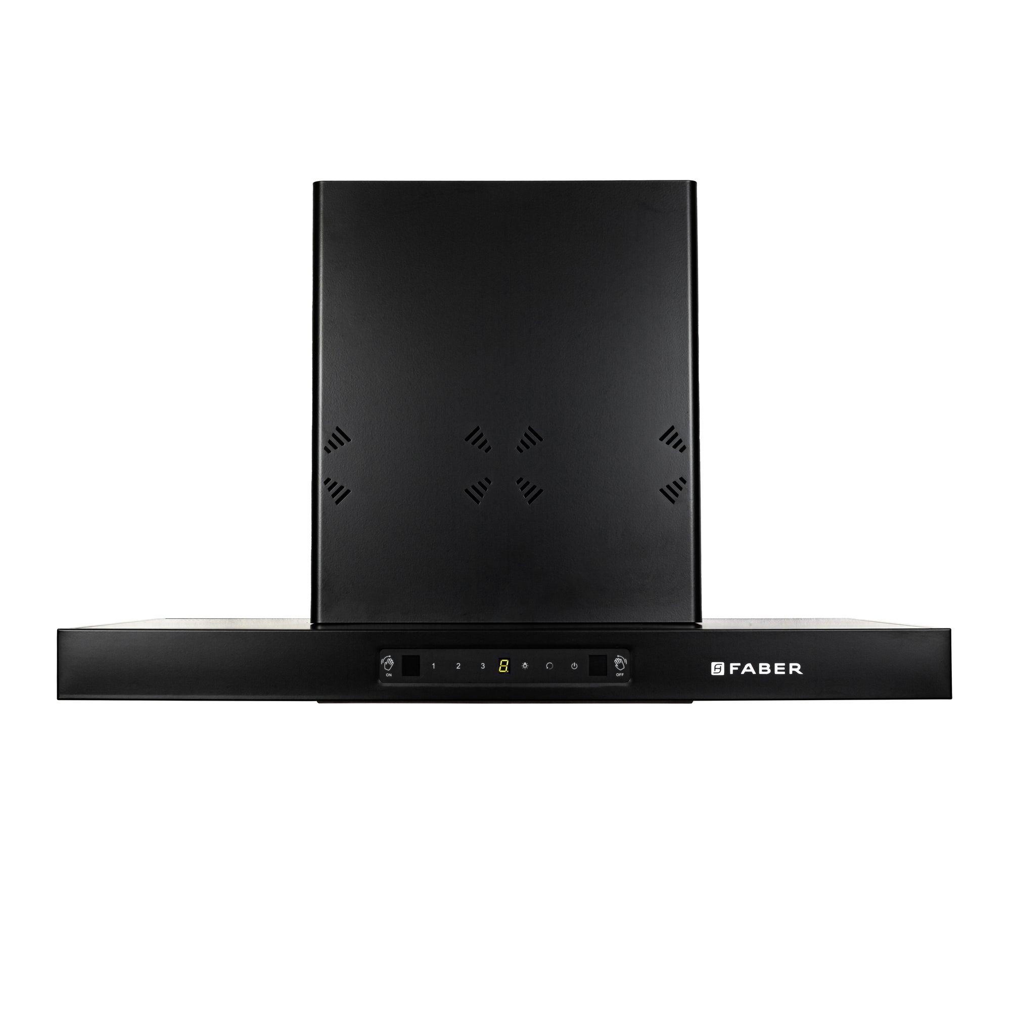 Faber HOOD BONITO 3D 75 cm IN HC SC FL BK | 1200m³/hr Suction Power | Auto Clean Filterless Chimney | Kitchen Jinni Delhi NCR