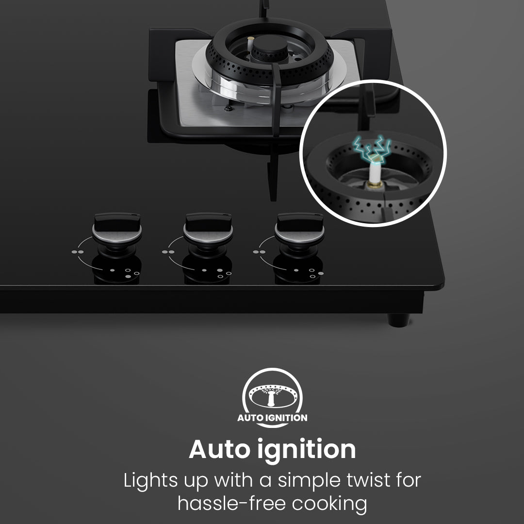 Crompton Hob Sensospark 60Cm 3 Burner