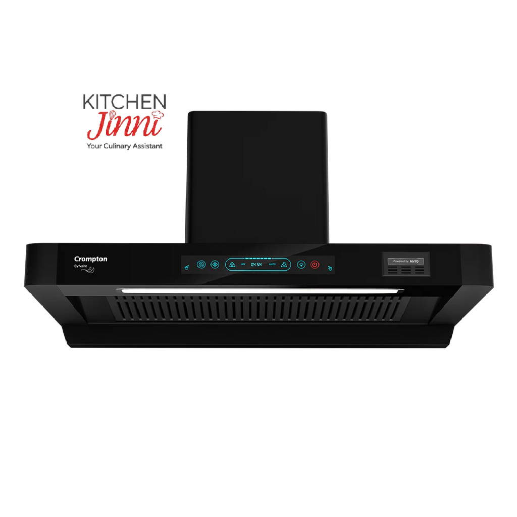 Crompton Chimney (SYB60FLE-IND) Sylvaire | 2100 m³/hr Suction |  Auto-Clean Chimney| Kitchen Jinni Delhi NCR