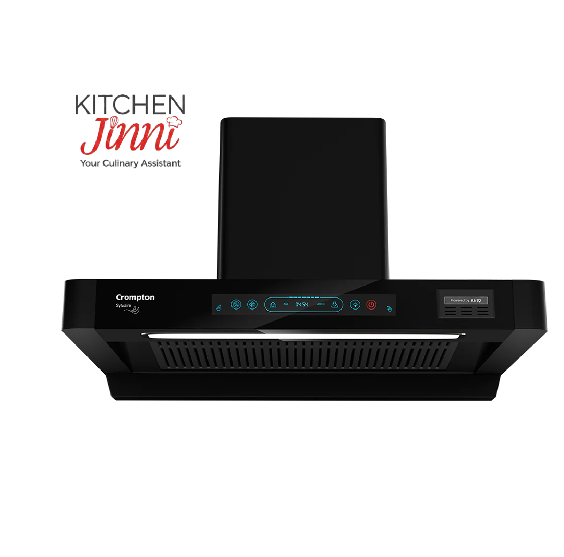 Crompton Chimney (CHD-SYB75FLE-IND) Sylvaire 75 cm | 2100 m³/hr Suction | Auto-Clean Chimney| Kitchen Jinni Delhi NCR