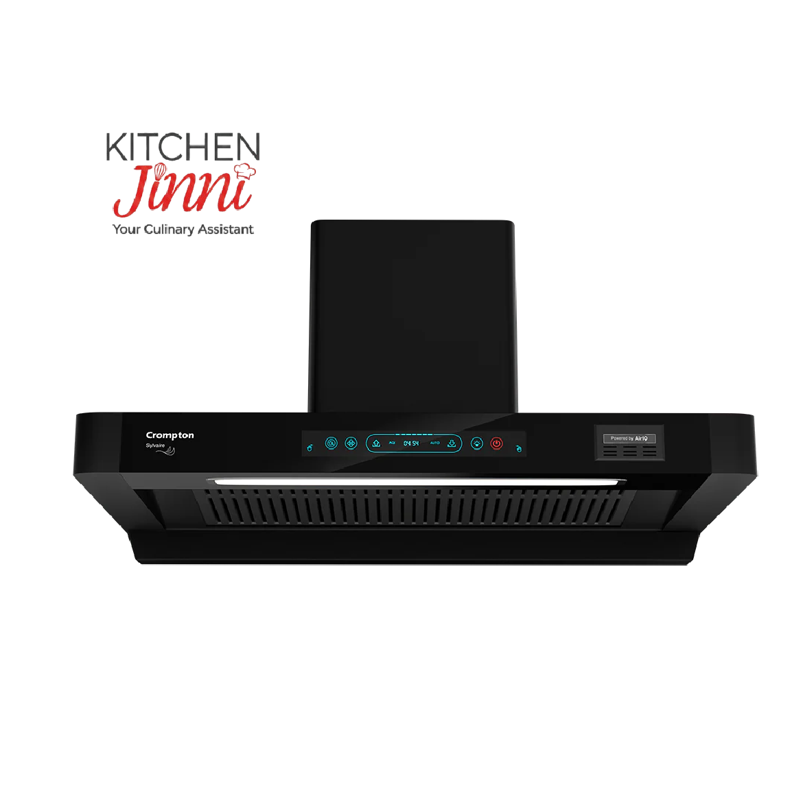 Crompton Chimney Sylvaire 90 cm(CHD-SYB90FLE-IND) | 2900 m³/hr Suction | Auto-Clean Chimney| Kitchen Jinni Delhi NCR